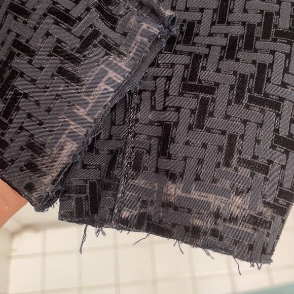 J Brand Wickwr Velvet Pattern Mid Rise Jeggings - Picture 5 of 8